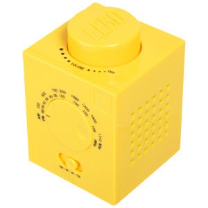LEGO AM/FM Radio - Yellow