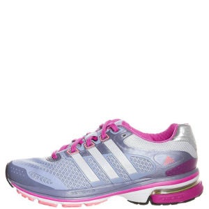 adidas Women's Supernova Glide 5 Running Shoe - Priam Blue/Metallic Silver/Blast Pink