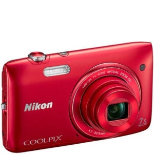 Nikon Coolpix S3400 - Red ( 20.48 MP,7 x Optical Zoom,2.7 Inch LCD ) - Grade A Refurb
