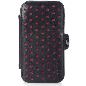 Knomo: Fuchsia Perforated iPhone 4 Folio Case