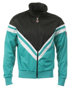 FILA Vintage Men's Alley 2 Zip Up Jacket - Ski Patrol Blue