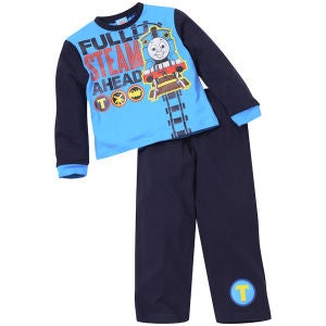 Thomas The Tank Engine Boys' Full Speed Ahead Pyjama Set - Blue/Navy