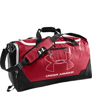 Under Armour Men's Hustle Medium Duffel Bag - Red