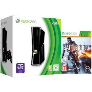 Xbox 360 Console 250GB - Includes Battlefield 4