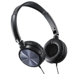 Pioneer SE-MJ521 Dynamic Swivel Headphones - Black / Silver