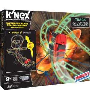 K'NEX Supernova Blast Coaster Glow in the Dark Roller Coaster (51437)