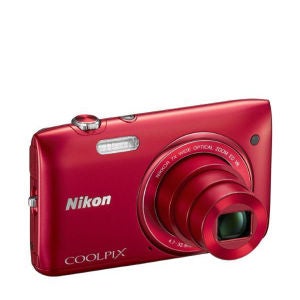 Nikon Coolpix S3500 Compact Digital Camera - Red (20.1 MP, 7x Optical Zoom 2.7 Inch LCD) - Grade A Refurb