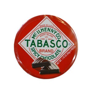 Tabasco Spicy Dark Chocolate Wedges Tin