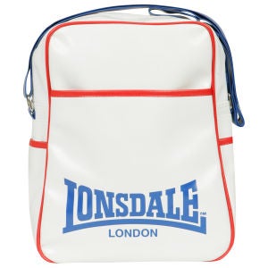 Lonsdale East West Perforated Front Messenger Bag 