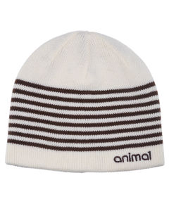Animal 'Dillera' Stripe/Fleck Reversible Beanie