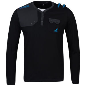 Kangol Men's Fez Jersey Long Sleeved T-Shirt - Black