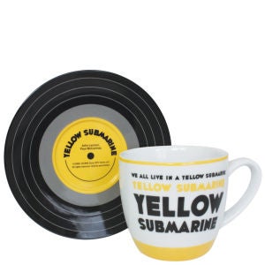 Lennon and McCartney Mug and Saucer Set - Yellow Submarine