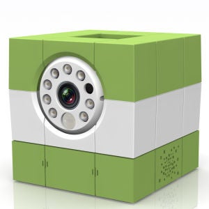 Amaryllo iCAM HD Skype Wireless Remote IP Camera - Green/White