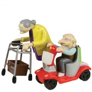 Wind Up Racing Granny And Grandad