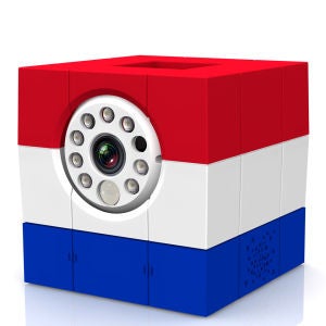 Amaryllo iCAM HD Skype Wireless Remote IP Camera - Red/White/Blue