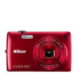 Nikon Coolpix S4300 Compact Digital Camera - Red (16MP, 6x Optical Zoom, 3 Inch LCD) - Grade A Refurb