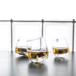 Sagaform Bar Whisky Glasses with Rounded Base (6 Pack)