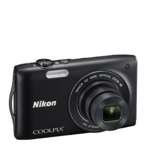 Nikon Coolpix S3300 Compact Digital Camera - Black (16MP, 6x Optical Zoom, 2.7 Inch LCD)  - Grade A Refurb