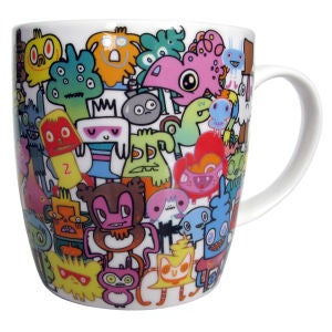 Burgerplex China Doodle Mug
