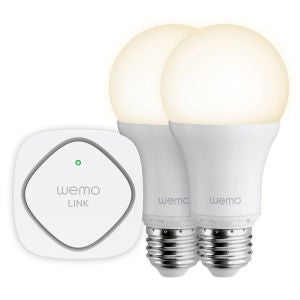 Belkin WeMo Controlled Smart Light Bulb Starter Kit - Screw