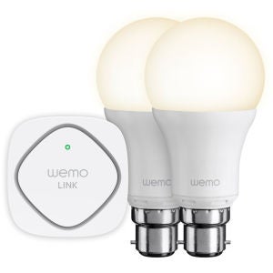 Belkin WeMo Controlled Smart Light Bulb Starter Kit - Bayonet