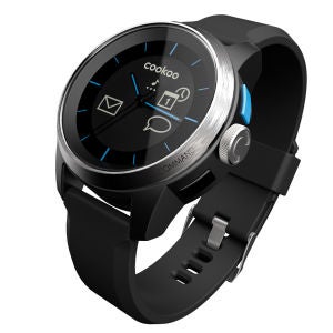 Cookoo Smartwatch - Black on Silver