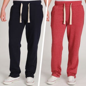 Brave Soul Women's 2-Pack Sweat Pants - Navy/Oxblood Red