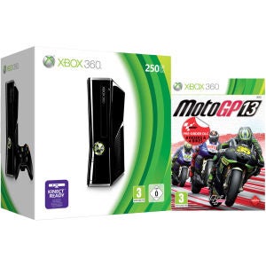 Xbox 360 250GB Matte Black Console: Bundle Includes MotoGP 13