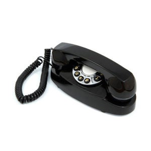 GPO Audrey Retro Push Button Telephone - Black