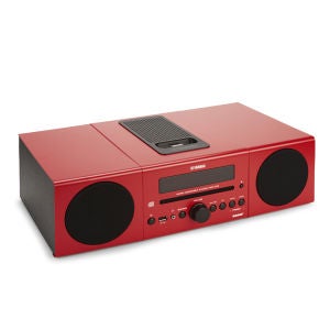 Yamaha MCR042 Audio Docking System (DAB+, CD) - Red