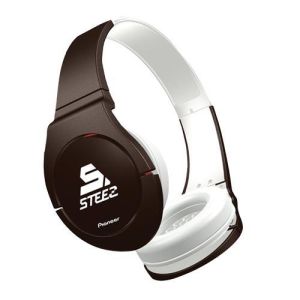Pioneer SE-MJ721I-T Stereo Headphones - Brown / White