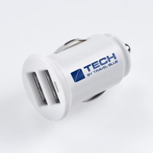 Travel Blue 2.1 Dual USB Car Charger for Android/Smartphone