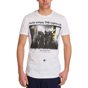 Mas-if Men's The Nightclub T-Shirt - White