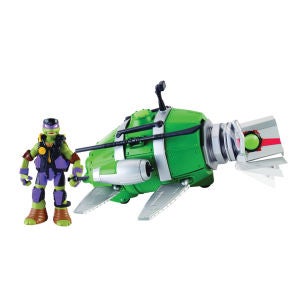 Teenage Mutant Ninja Turtles Underwater Stealth Shell with Exclusive Donatello