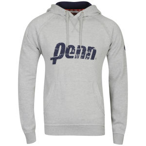 Penn Men's Logo Hoody - Grey Marl/Navy