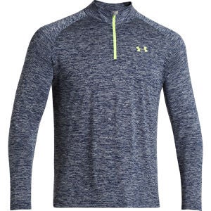 Under Armour Men's Tech 1/4 Zip Top - Academy/High-Vis Yellow
