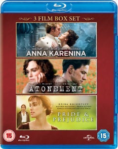 Anna Karenina / Pride and Prejudice / Atonement