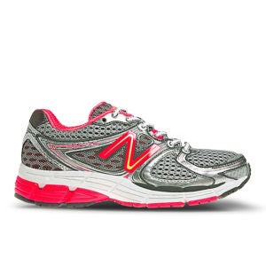 New Balance Women's W860SP3 Stability Running Shoes - Silver/Pink