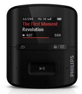 Philips Raga Sport Bundle - Includes GoGEAR MP3 Player, Earphones and Arm Band 