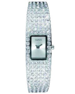 Oasis All Over Diamante Bangle Watch