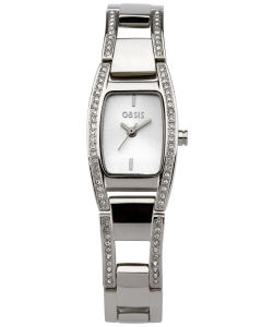 Oasis Diamante Trim Bracelet Watch