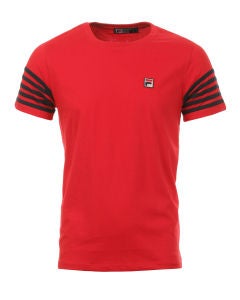 FILA Vintage Men's Five Stripe T-Shirt