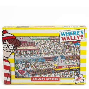Where's Wally - Railway Station Jigsaw Puzzle (250 Pieces)