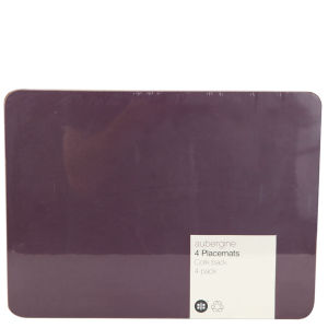 Aubergine Set of 4 Placemats