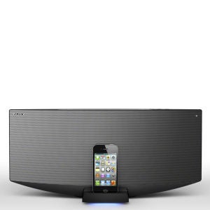 Sony All-In-One Bluetooth Audio System with Dock for iPhone, iPod and iPad - Silver