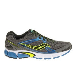 Saucony Men's Ignition 5 Neutral Running Shoes (Medium Width) - Grey/Blue/Citron