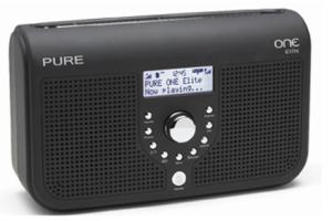 Pure Outlet ONE Elite DAB Radio, Black - Manufacturer Refurbished