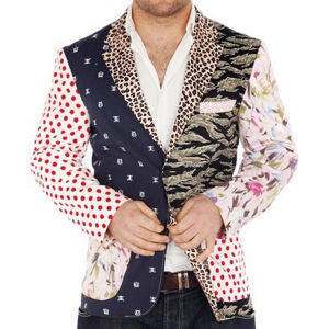Foul Fashion Men's Blazer - Multi
