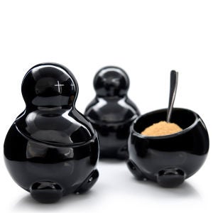 Evil Tea, Coffee and Sugar Storage Jars
