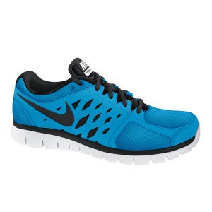 Nike Men's Flex 2013 Running Shoes - Silver/Blue 